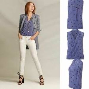 CABi Vivid Violet Camisole and Crossover Sleeveless Blouse - Size L - #5534